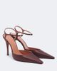 Amina Muaddi Amina Muaddi Carolyn satin slingback pumps - 1