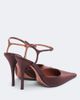 Amina Muaddi Amina Muaddi Carolyn satin slingback pumps - 4