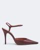 Amina Muaddi Amina Muaddi Carolyn satin slingback pumps - 5