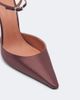 Amina Muaddi Amina Muaddi Carolyn satin slingback pumps - 6