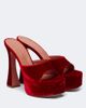Amina Muaddi Amina Muaddi Dalida velvet mules - 1