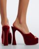 Amina Muaddi Amina Muaddi Dalida velvet mules - 2