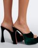 Amina Muaddi Amina Muaddi Dalida velvet platform mules - 2