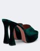 Amina Muaddi Amina Muaddi Dalida velvet platform mules - 3