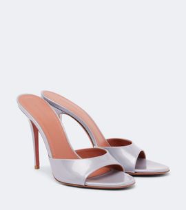 Amina Muaddi Amina Muaddi Elodie patent leather mules