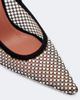 Amina Muaddi Amina Muaddi Felicia embellished mesh slingback pumps - 6