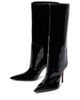 Amina Muaddi Amina Muaddi Fiona patent leather knee-high boots - 5