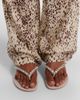 Amina Muaddi Amina Muaddi Gigi embellished canvas thong sandals - 2