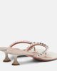 Amina Muaddi Amina Muaddi Gigi embellished canvas thong sandals - 4