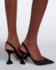 Amina Muaddi Amina Muaddi Holli embellished mesh slingback pumps - 3