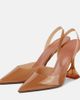 Amina Muaddi Amina Muaddi Holli Glass 95 PVC slingback pumps - 5