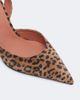 Amina Muaddi Amina Muaddi Holli leopard-print suede slingback pumps - 5
