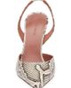Amina Muaddi Amina Muaddi Holli Snakeskin Embossed Slingback Pump - 4