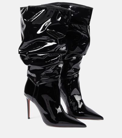 Amina Muaddi Amina Muaddi Jahleel 95 latex ankle boots