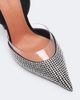 Amina Muaddi Amina Muaddi Lara embellished suede slingback pumps - 6