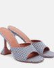 Amina Muaddi Amina Muaddi Lupita gingham mules - 1