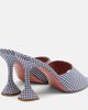 Amina Muaddi Amina Muaddi Lupita gingham mules - 3