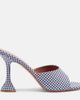 Amina Muaddi Amina Muaddi Lupita gingham mules - 5