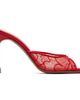 Amina Muaddi Amina Muaddi Red Alexa Lace 95 Heeled Sandals - 1