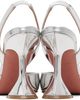 Amina Muaddi Amina Muaddi Silver Holli Sling 95 Heels - 2