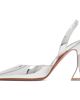 Amina Muaddi Amina Muaddi Silver Holli Sling 95 Heels - 3