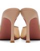 Amina Muaddi Amina Muaddi SSENSE Exclusive Beige Alexa Mesh Slipper 95 Heeled Sandals - 2