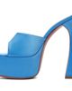 Amina Muaddi Amina Muaddi SSENSE Exclusive Blue Dalida Slipper 140 Heeled Sandals - 3