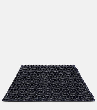 Amina Muaddi Amina Muaddi Superamini Yigit denim clutch