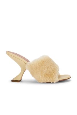 AMINA MUADDI AMINA MUADDI Taylor Shearling 90 Mule