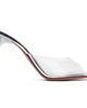 Amina Muaddi Amina Muaddi Transparent Alexa Glass Slipper 95 Heeled Sandals - 1