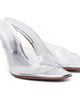 Amina Muaddi Amina Muaddi Transparent Alexa Glass Slipper 95 Heeled Sandals - 4