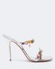 Amina Muaddi Amina Muaddi Vittoria floral embellished sandals - 5