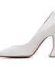 Amina Muaddi Amina Muaddi White Ami Pump 95 Heels - 3