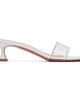 Amina Muaddi Amina Muaddi White Andreea Glass Slipper 45 Heeled Sandals - 1
