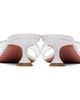 Amina Muaddi Amina Muaddi White Andreea Glass Slipper 45 Heeled Sandals - 2