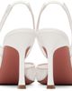 Amina Muaddi Amina Muaddi White Camelia Lace Sling 90 Heels - 2