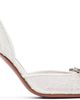 Amina Muaddi Amina Muaddi White Rosie Lace Sling 95 Heels - 1
