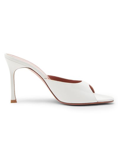 Amina Muaddi Women's Alexa 95MM Leather Mules