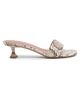 Amina Muaddi Women's Andreea 45MM Snake-Embossed Leather Mules - 6