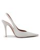 Amina Muaddi Women's Anok 105MM Leather Slingback Pumps - 6