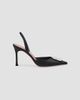 Amina Muaddi Women's Camelia 90MM Embellished Satin Slingback Pumps - 1