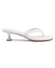 Amina Muaddi Women's Juliette 45MM Leather Thong Sandals - 6
