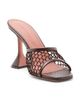 Amina Muaddi Women's Lupita 95MM Mesh & Leather Mules - 2