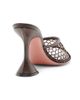 Amina Muaddi Women's Lupita 95MM Mesh & Leather Mules - 3