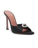Amina Muaddi Women's Mini Camelia 105MM Crystal-Embellished Silk Mules - 2