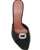 Amina Muaddi Women's Mini Camelia 105MM Crystal-Embellished Silk Mules - 4