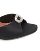 Amina Muaddi Women's Mini Camelia 105MM Crystal-Embellished Silk Mules - 5