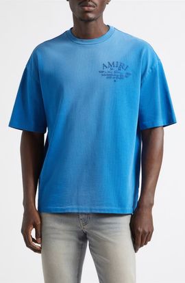 AMIRI AMIRI Arts District Faded Cotton T-Shirt
