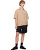 AMIRI AMIRI Beige Script Linen Shirt - 4