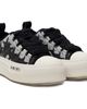 AMIRI AMIRI Black & Gray Glitter Stars Court Low Sneakers - 4